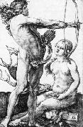Albrecht Durer Apollo and Diana painting